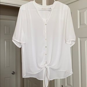 CHICO’s Front Tie Blouse